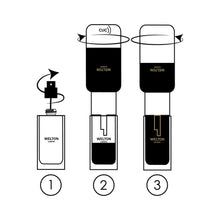 Load image into Gallery viewer, luxury niche brand minimalist style perfume refill bottle eco designed