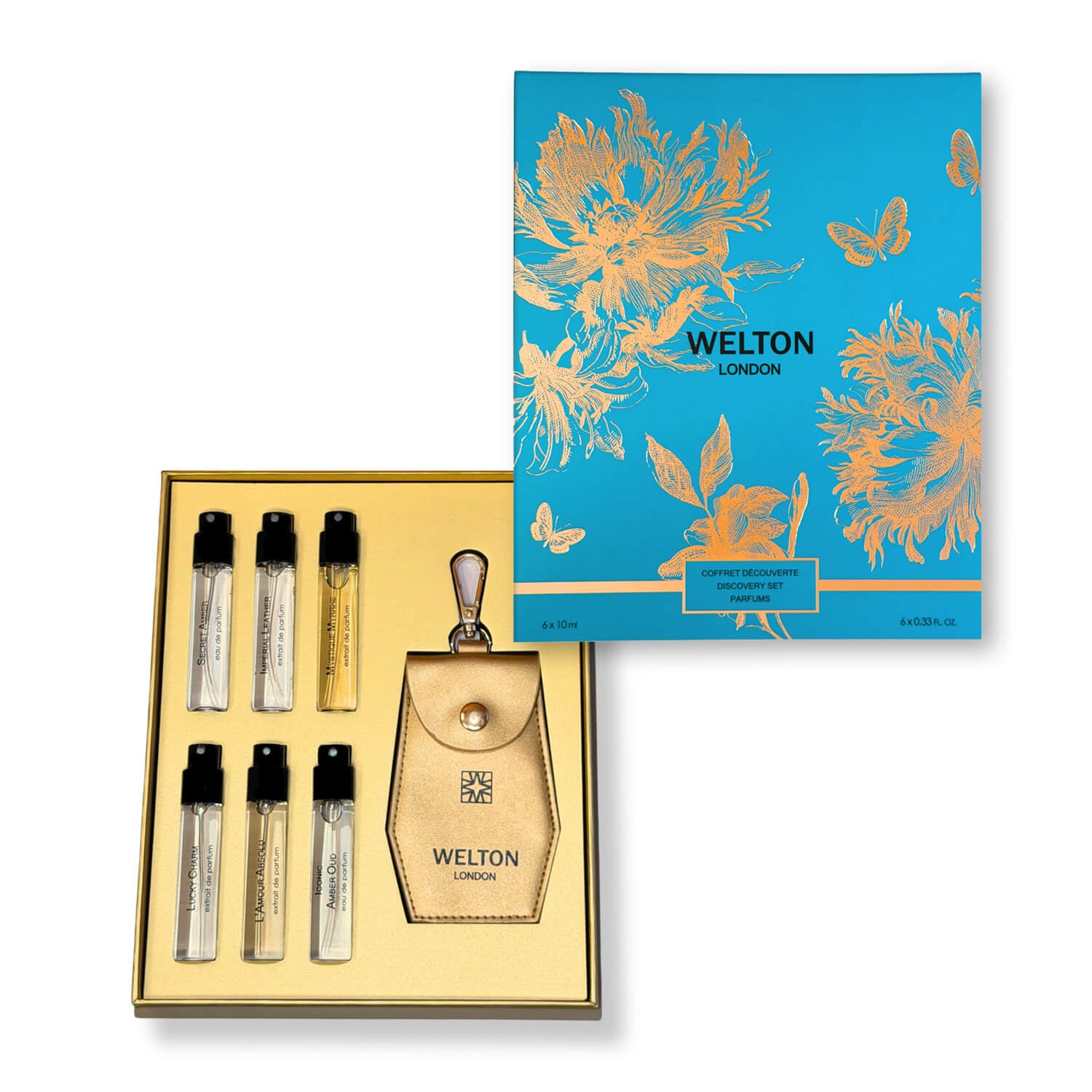 luxury niche perfume brand minimalist style best seller fragrance discovery set 10ml  secret amber imperial leather mystique myrrhe lucky charm amour absolu iconic amber oud high quality unisex parfum