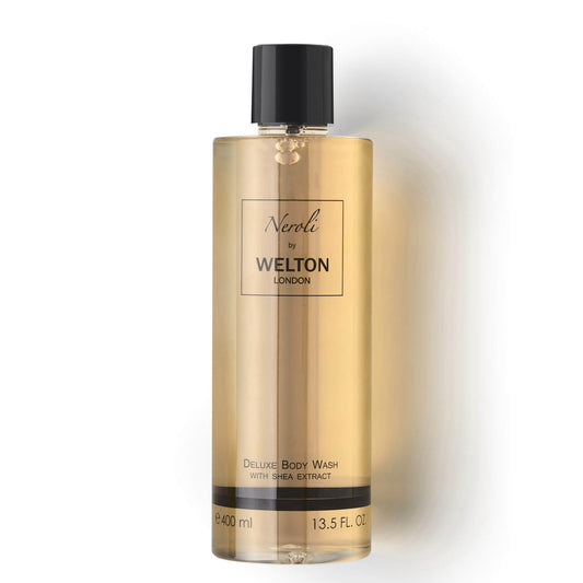 luxury body wash with organic shea butter fragrance neroli citrus minimalist style fruity cirtus woody scent high quality product vegetable olive coconut oil organic natural ingredient
