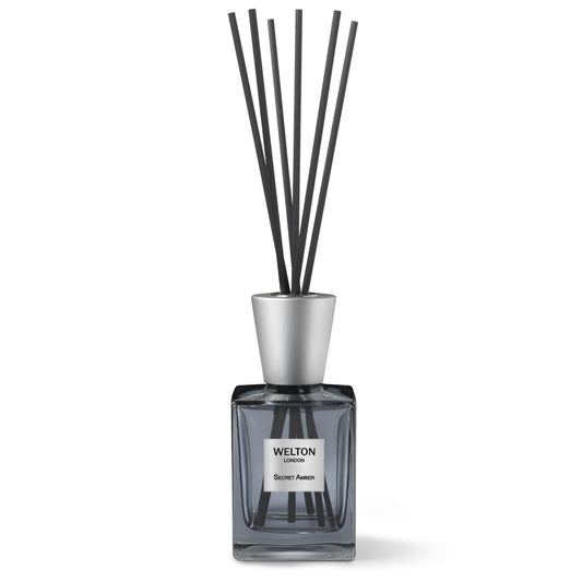 luxury home fragrance diffuser 500ml black cubic design minimalist style floral rose amber musky scent high quality home fragrance to match your interior