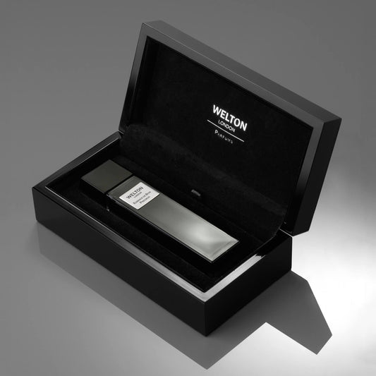 luxury niche brand black cubic design minimalist style woody oriental fragrance essence bois precieux exclusive collection high quality eau de parfum unisex perfume brand